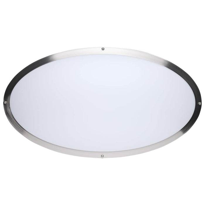 Flush Mount Nuvo 62-1881 Glamour - LED 32 Inch Oval Flush Mount - Brushed Nickel Finish - 27K/3K/35K/4K/5K CCT Selectable Nuvo