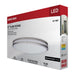 Flush Mount Nuvo 62-1881 Glamour - LED 32 Inch Oval Flush Mount - Brushed Nickel Finish - 27K/3K/35K/4K/5K CCT Selectable Nuvo