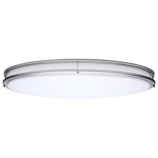 Flush Mount Nuvo 62-1881 Glamour - LED 32 Inch Oval Flush Mount - Brushed Nickel Finish - 27K/3K/35K/4K/5K CCT Selectable Nuvo