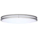 Flush Mount Nuvo 62-1881 Glamour - LED 32 Inch Oval Flush Mount - Brushed Nickel Finish - 27K/3K/35K/4K/5K CCT Selectable Nuvo