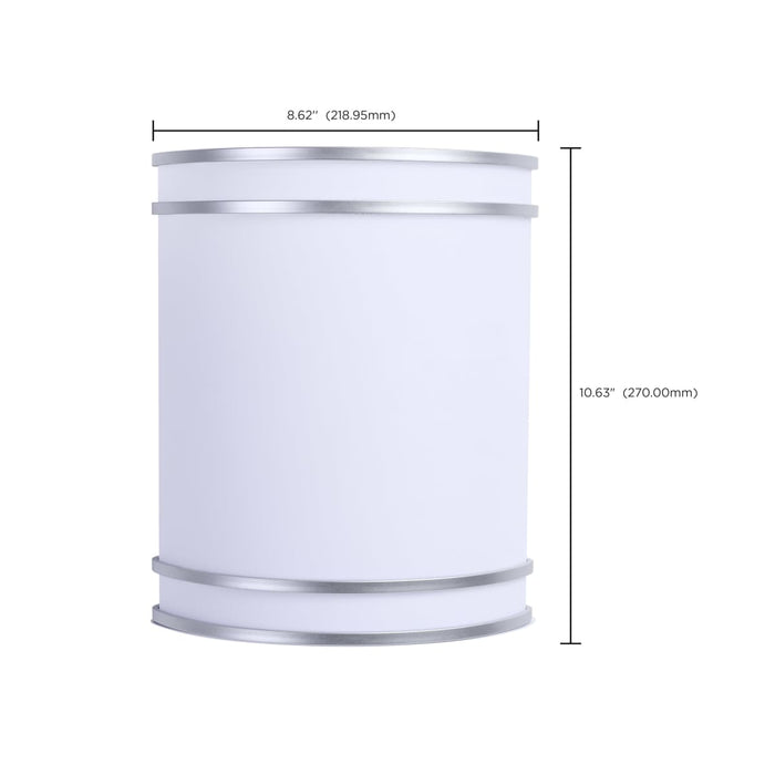 Sconce Nuvo 62-1885 Glamour - LED Wall Sconce - Brushed Nickel Finish - 27K/3K/35K/4K/5K CCT Selectable Nuvo