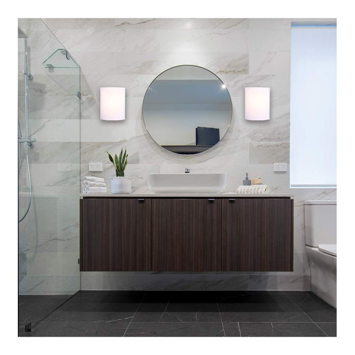 Sconce Nuvo 62-1886 Crispo - LED Wall Sconce - White Finish - 27K/3K/35K/4K/5K CCT Selectable Nuvo