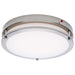 Flush Mount Nuvo 62-1890 Glamour - 13 Inch LED Flush Mount - Emergency Battery - CCT Selectable - Brushed Nickel Finish Nuvo