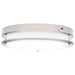 Flush Mount Nuvo 62-1890 Glamour - 13 Inch LED Flush Mount - Emergency Battery - CCT Selectable - Brushed Nickel Finish Nuvo