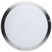 Flush Mount Nuvo 62-1890 Glamour - 13 Inch LED Flush Mount - Emergency Battery - CCT Selectable - Brushed Nickel Finish Nuvo