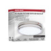 Flush Mount Nuvo 62-1890 Glamour - 13 Inch LED Flush Mount - Emergency Battery - CCT Selectable - Brushed Nickel Finish Nuvo
