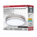 Flush Mount Nuvo 62-1890 Glamour - 13 Inch LED Flush Mount - Emergency Battery - CCT Selectable - Brushed Nickel Finish Nuvo