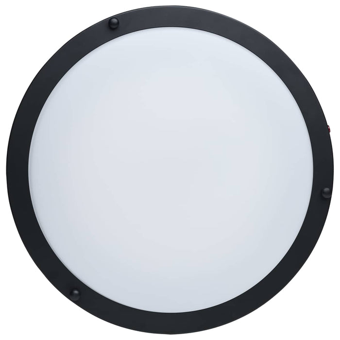 Flush Mount Nuvo 62-1891 Glamour - 13 Inch LED Flush Mount - Emergency Battery - CCT Selectable - Black Finish Nuvo