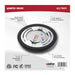 Flush Mount Nuvo 62-1901 Blink Performer - 8 Watt LED - 5 Inch Round Fixture - Black Finish - 5 CCT Selectable Nuvo