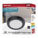 Flush Mount Nuvo 62-1901 Blink Performer - 8 Watt LED - 5 Inch Round Fixture - Black Finish - 5 CCT Selectable Nuvo