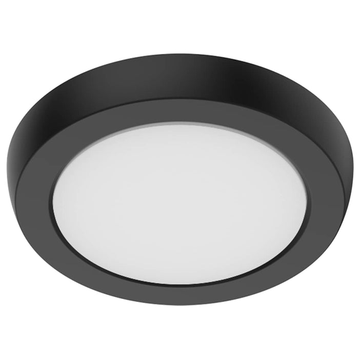 Flush Mount Nuvo 62-1901 Blink Performer - 8 Watt LED - 5 Inch Round Fixture - Black Finish - 5 CCT Selectable Nuvo