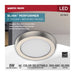 Flush Mount Nuvo 62-1903 Blink Performer - 8 Watt LED - 5 Inch Round Fixture - Brushed Nickel Finish - 5 CCT Selectable Nuvo