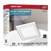 Flush Mount Nuvo 62-1904 Blink Performer - 8 Watt LED - 5 Inch Square Fixture - White Finish - 5 CCT Selectable Nuvo