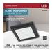 Flush Mount Nuvo 62-1905 Blink Performer - 8 Watt LED - 5 Inch Square Fixture - Black Finish - 5 CCT Selectable Nuvo