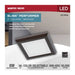 Flush Mount Nuvo 62-1906 Blink Performer - 8 Watt LED - 5 Inch Square Fixture - Bronze Finish - 5 CCT Selectable Nuvo