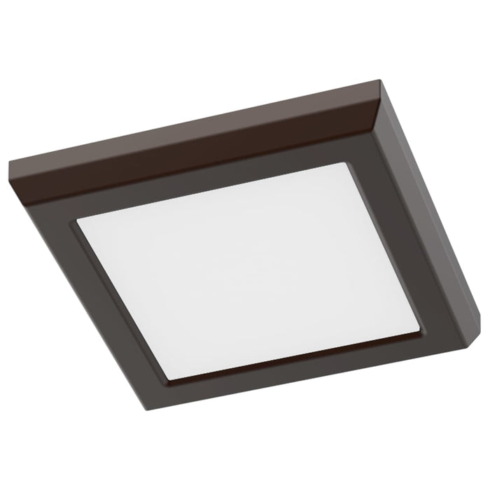 Flush Mount Nuvo 62-1906 Blink Performer - 8 Watt LED - 5 Inch Square Fixture - Bronze Finish - 5 CCT Selectable Nuvo