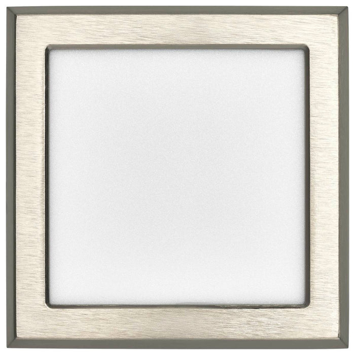 Flush Mount Nuvo 62-1907 Blink Performer - 8 Watt LED - 5 Inch Square Fixture - Brushed Nickel Finish - 5 CCT Selectable Nuvo
