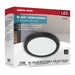 Flush Mount Nuvo 62-1911 Blink Performer - 10 Watt LED - 7 Inch Round Fixture - Black Finish - 5 CCT Selectable Nuvo