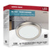 Flush Mount Nuvo 62-1913 Blink Performer - 10 Watt LED - 7 Inch Round Fixture - Brushed Nickel Finish - 5 CCT Selectable Nuvo