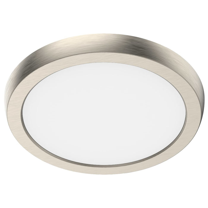 Flush Mount Nuvo 62-1913 Blink Performer - 10 Watt LED - 7 Inch Round Fixture - Brushed Nickel Finish - 5 CCT Selectable Nuvo