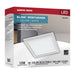 Flush Mount Nuvo 62-1914 Blink Performer - 10 Watt LED - 7 Inch Square Fixture - White Finish - 5 CCT Selectable Nuvo