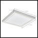 Flush Mount Nuvo 62-1914 Blink Performer - 10 Watt LED - 7 Inch Square Fixture - White Finish - 5 CCT Selectable Nuvo