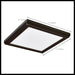 Flush Mount Nuvo 62-1916 Blink Performer - 10 Watt LED - 7 Inch Square Fixture - Bronze Finish - 5 CCT Selectable Nuvo