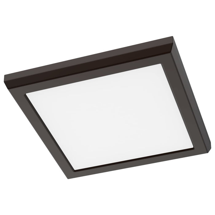 Flush Mount Nuvo 62-1916 Blink Performer - 10 Watt LED - 7 Inch Square Fixture - Bronze Finish - 5 CCT Selectable Nuvo