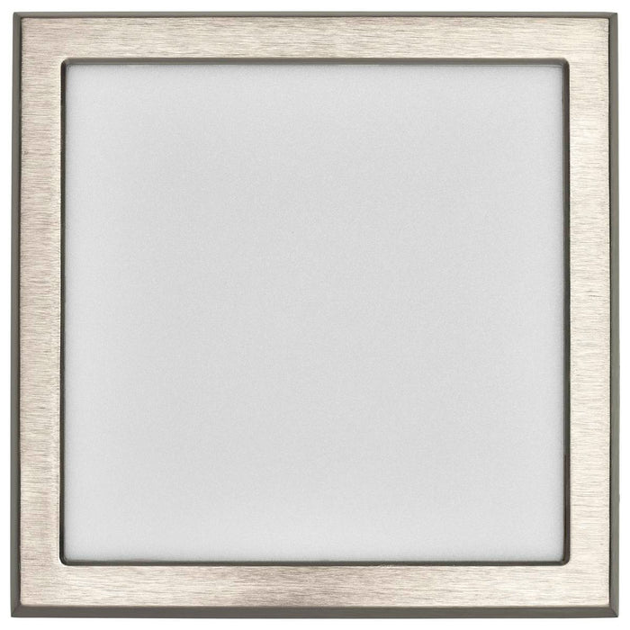 Flush Mount Nuvo 62-1917 Blink Performer - 10 Watt LED - 7 Inch Square Fixture - Brushed Nickel Finish - 5 CCT Selectable Nuvo