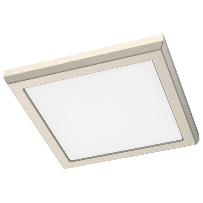 Flush Mount Nuvo 62-1917 Blink Performer - 10 Watt LED - 7 Inch Square Fixture - Brushed Nickel Finish - 5 CCT Selectable Nuvo