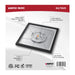 Flush Mount Nuvo 62-1925 Blink Performer - 11 Watt LED - 9 Inch Square Fixture - Black Finish - 5 CCT Selectable Nuvo