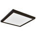 Flush Mount Nuvo 62-1926 Blink Performer - 11 Watt LED - 9 Inch Square Fixture - Bronze Finish - 5 CCT Selectable Nuvo