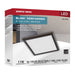 Flush Mount Nuvo 62-1926 Blink Performer - 11 Watt LED - 9 Inch Square Fixture - Bronze Finish - 5 CCT Selectable Nuvo