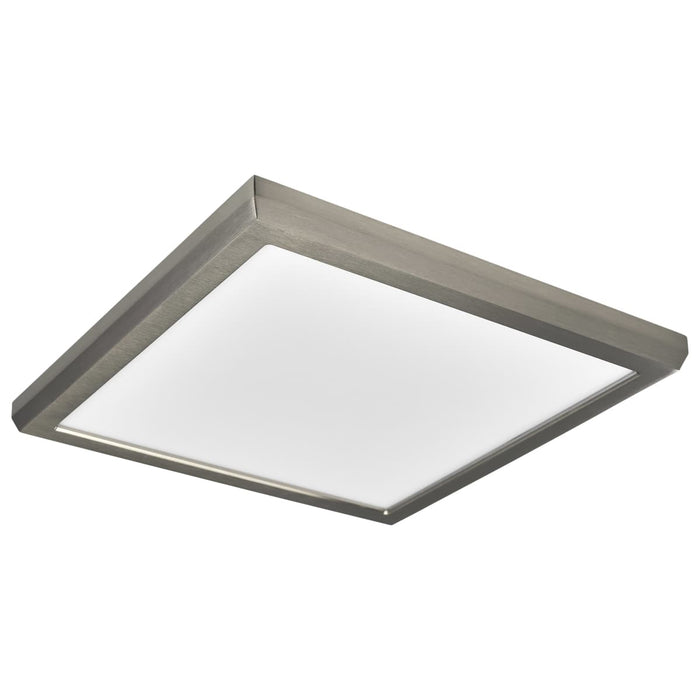 Flush Mount Nuvo 62-1927 Blink Performer - 11 Watt LED - 9 Inch Square Fixture - Brushed Nickel Finish - 5 CCT Selectable Nuvo