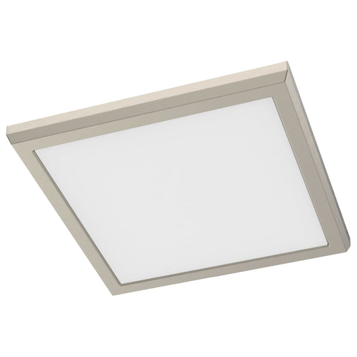 Flush Mount Nuvo 62-1927 Blink Performer - 11 Watt LED - 9 Inch Square Fixture - Brushed Nickel Finish - 5 CCT Selectable Nuvo