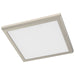 Flush Mount Nuvo 62-1927 Blink Performer - 11 Watt LED - 9 Inch Square Fixture - Brushed Nickel Finish - 5 CCT Selectable Nuvo