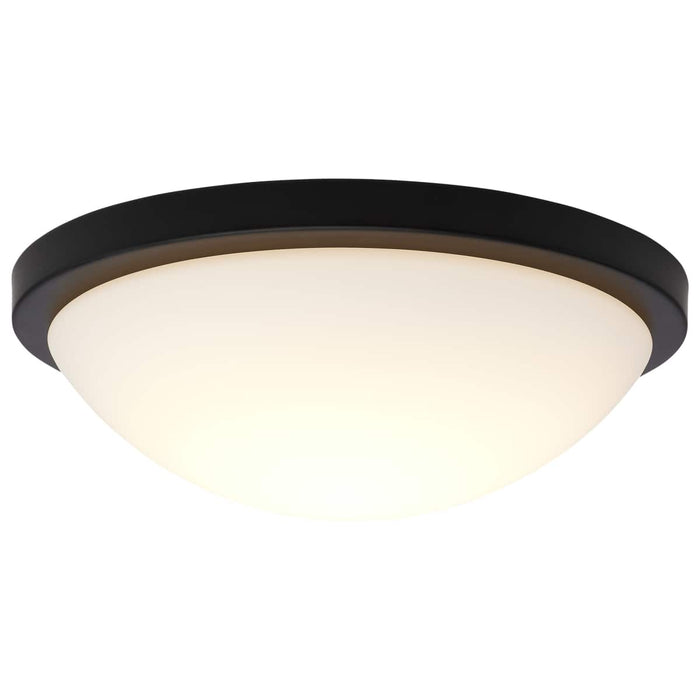 Flush Mount Nuvo 62-1942 Button - 11 Inch LED Flush Mount Fixture - Matte Black Finish - CCT Selectable - 120 Volts Nuvo
