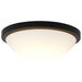 Flush Mount Nuvo 62-1942 Button - 11 Inch LED Flush Mount Fixture - Matte Black Finish - CCT Selectable - 120 Volts Nuvo