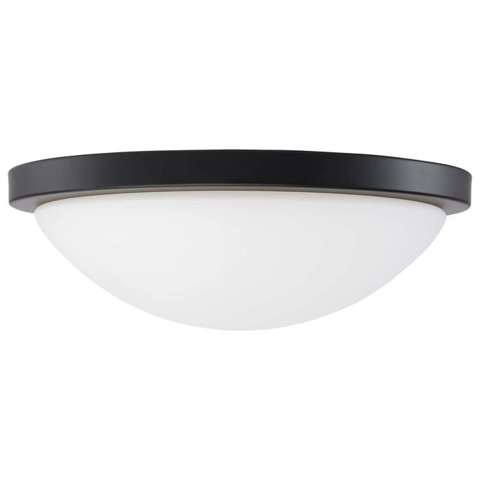 Flush Mount Nuvo 62-1942 Button - 11 Inch LED Flush Mount Fixture - Matte Black Finish - CCT Selectable - 120 Volts Nuvo
