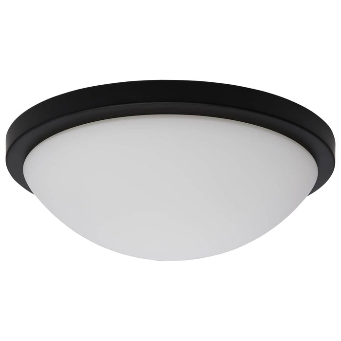 Flush Mount Nuvo 62-1942 Button - 11 Inch LED Flush Mount Fixture - Matte Black Finish - CCT Selectable - 120 Volts Nuvo