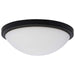 Flush Mount Nuvo 62-1942 Button - 11 Inch LED Flush Mount Fixture - Matte Black Finish - CCT Selectable - 120 Volts Nuvo