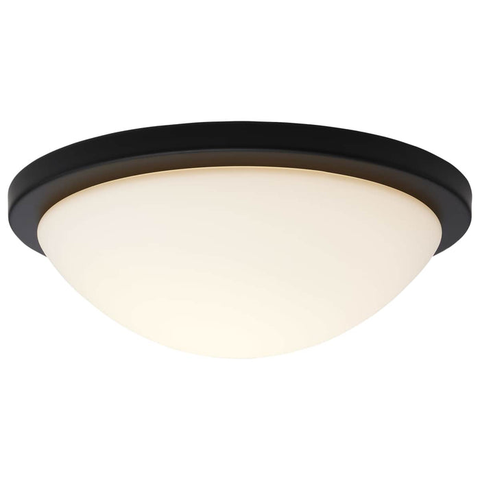 Flush Mount Nuvo 62-1943 Button - 13 Inch LED Flush Mount Fixture - Matte Black Finish - CCT Selectable - 120 Volts Nuvo