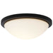 Flush Mount Nuvo 62-1943 Button - 13 Inch LED Flush Mount Fixture - Matte Black Finish - CCT Selectable - 120 Volts Nuvo
