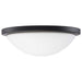 Flush Mount Nuvo 62-1943 Button - 13 Inch LED Flush Mount Fixture - Matte Black Finish - CCT Selectable - 120 Volts Nuvo