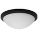 Flush Mount Nuvo 62-1943 Button - 13 Inch LED Flush Mount Fixture - Matte Black Finish - CCT Selectable - 120 Volts Nuvo