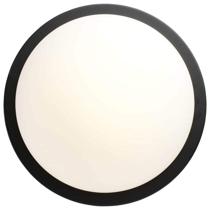 Flush Mount Nuvo 62-1943 Button - 13 Inch LED Flush Mount Fixture - Matte Black Finish - CCT Selectable - 120 Volts Nuvo