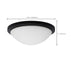 Flush Mount Nuvo 62-1943 Button - 13 Inch LED Flush Mount Fixture - Matte Black Finish - CCT Selectable - 120 Volts Nuvo