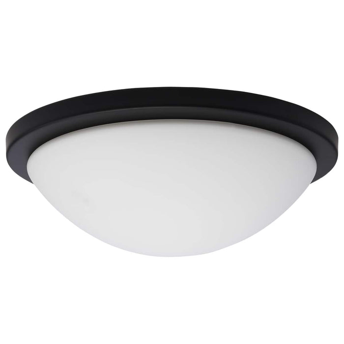Flush Mount Nuvo 62-1943 Button - 13 Inch LED Flush Mount Fixture - Matte Black Finish - CCT Selectable - 120 Volts Nuvo