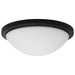 Flush Mount Nuvo 62-1943 Button - 13 Inch LED Flush Mount Fixture - Matte Black Finish - CCT Selectable - 120 Volts Nuvo