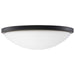 Flush Mount Nuvo 62-1944 Button - 17 Inch LED Flush Mount Fixture - Matte Black Finish - CCT Selectable - 120 Volts Nuvo